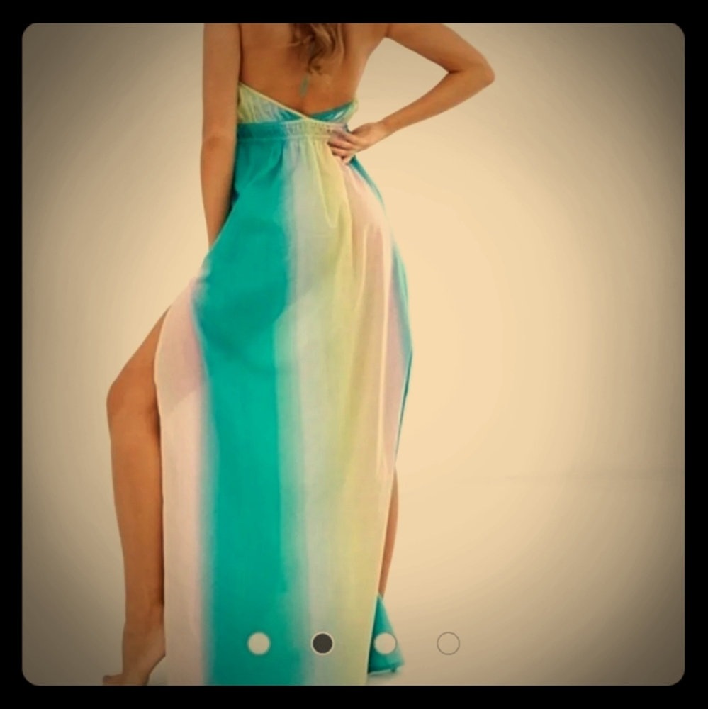 Halter maxi dress